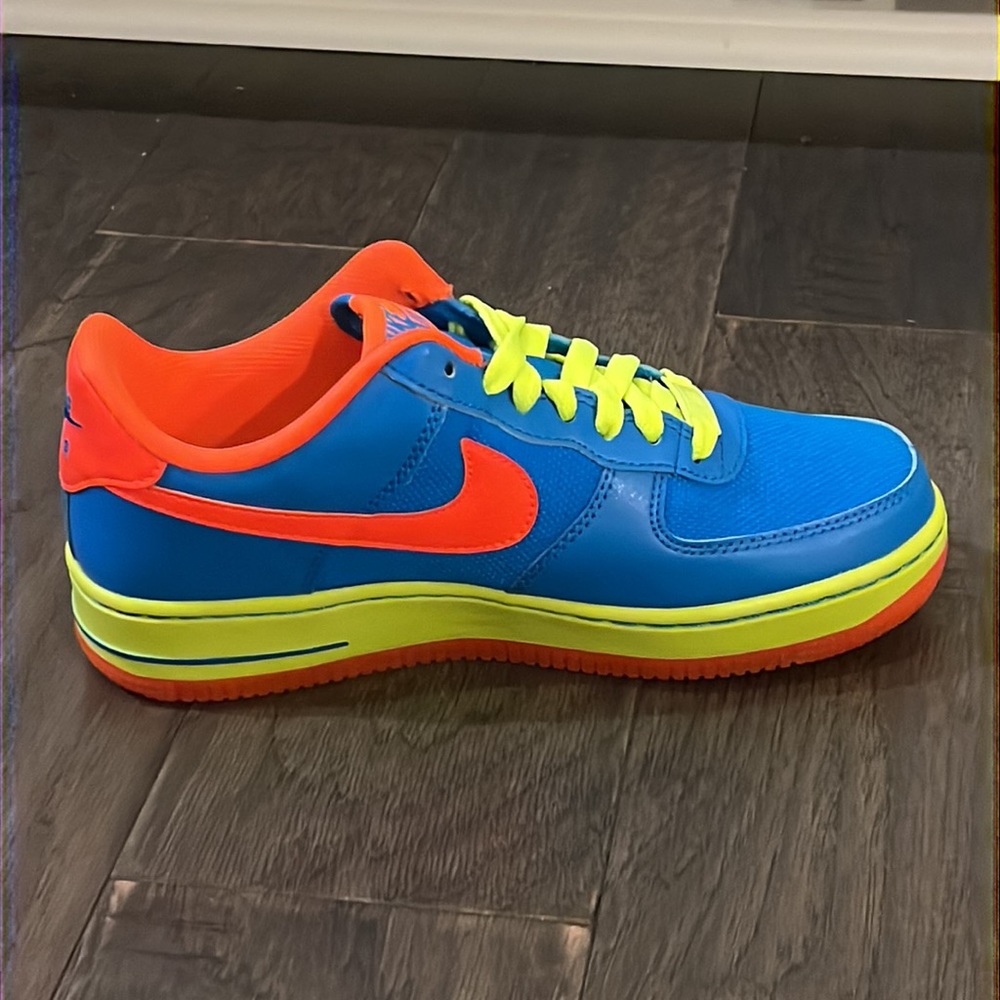 Nike Air Force 1 One GS Shoes Sneakers new 596728 424 Youth Boys Girls Size 5 - Picture 3 of 16
